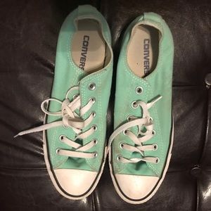 Turquoise converse